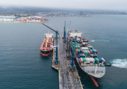 Puertos del Biobío movilizaron 2 millones de toneladas en febrero,