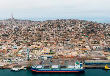 Puertos de Chile exportaron un total de 61,3 millones de tn